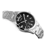 CASIO MTP-1381D-7AVDF ENTICER Stainless Steel Silver Chain Men's Water Resistant Watch – Dial Color: Black, Strap Color: Silver – Thumbnail 3