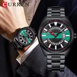 Curren 8403 High-Quality Stainless Steel Fashionable Men's Watch – Dial Color: Black, Strap Color: Black – Thumbnail 5