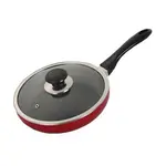 TOPPER 28cm Nonstick Glamour Fry Pan With Lid Red Color – Thumbnail 1