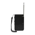 Meier M-9321 Rechargable Portable Pocket Radio – Color: Black – Thumbnail 2