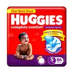 Huggies Wonder Wetness Indicator Pant System Baby Diaper – Quantity: 86 pcs – Thumbnail 1