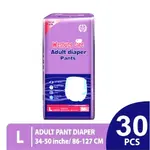 Wesburg Super Absorption Care Adult Diaper Pant – Size: L, Quantity: 30 pcs – Thumbnail 1