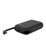 HOCO B38 10000mAh LED Digital Display Built-In Lighting Cable Power Bank – Color: Black – Thumbnail 2