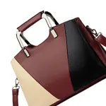 Trendy Contrast Luxury & Stylish Design Color Women's Shoulder Bag – Color: Red – Thumbnail 3