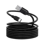 1HORA V8 Series CAB246B High-Quality 2m USB to Type-C Cable – Color: Black – Thumbnail 1