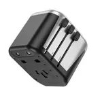 Hoco AC5 12W Universal Travel Adapter with Dual USB Ports – Thumbnail 3