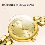 NAVIFORCE NF5034 Simple Luxury Zinc Alloy Bracelet Women Casual Watch – Dial Color: Gold, Strap Color: Gold  – Thumbnail 3