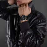 Naviforce NF9236 Military Style Comfortable Leather Strap Dual Movement Sports Men’s Watch – Dial Color: Grey, Strap Color: Black – Thumbnail 6