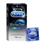 Durex Extra Time Condom 10pcs Box- Extra Dots Longer Lasting – Thumbnail 1