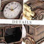 Table Alarm Clock Retro Nostalgic Car Design Bedside Table Clock Home Decor – Thumbnail 5