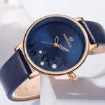 NAVIFORCE NF5012 PU Leather Analog Watch For Women – Dial Color: Blue, Strap Color: Blue – Thumbnail 3
