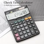 Deli E1630 Dual Power Supply Basic Calculator Black – Thumbnail 4