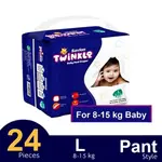 Twinkle Easy To Changes and Movements Pant System Baby Diaper – Quantity: 24 pcs – Thumbnail 2