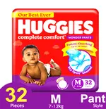 Huggies Wonder Soft and Comfortable Pant System Baby Diaper – Quantity: 32 pcs – Thumbnail 2