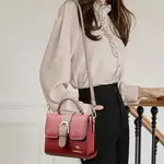 Contrast Luxury & Stylish Design Color Women Shoulder Bag – Color: Red – Thumbnail 2