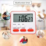Kitchen Clock English 24-hour Electronic Timer LCD Digital Reminder Table Clock – Color: Red – Thumbnail 2