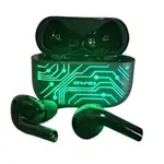 Awei T29 Pro RGB Gaming Control Bluetooth Touch Earbuds – Color: Green – Thumbnail 1