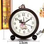 Bedroom Retro Silent Non Ticking Desktop Alarm Clock – Thumbnail 2