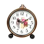 Bedroom Retro Silent Non Ticking Desktop Alarm Clock – Thumbnail 1