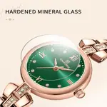 NAVIFORCE NF5034 Simple Luxury Zinc Alloy Bracelet Women Casual Watch – Dial Color: Green, Strap Color:  Brown  – Thumbnail 3