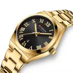 Curren 9095 Dial Quartz Elegant Stainless Steel Waterproof Women Watch – Dial Color: Black, Strap Color: Gold  – Thumbnail 2