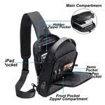 Arctic Hunter XB00105 Waterproof Cross Body Bag – Color: Blue – Thumbnail 2