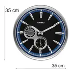 CASIO IQ-89-8DF Large Display with Easy-to-Read Analogue Wall Clock – Thumbnail 4