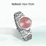 NAVIFORCE NF5031 Fashion Luxury Stainless Steel Women Watch – Dial Color: Pink, Strap Color: Silver – Thumbnail 3