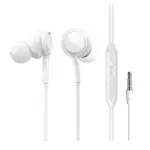 Joyroom JR-EW02 Wired Series In-Ear Wired Earbuds – Color: White – Thumbnail 1