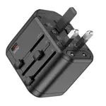 Hoco AC15 3-Port PD20W Universal Charger Global Plug Adapter – Thumbnail 2