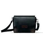 Women's Black PU Leather Crossbody Shoulder Bag – Thumbnail 1