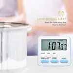 Kitchen Clock English 24-hour Electronic Timer LCD Digital Reminder Table Clock – Color: Blue – Thumbnail 4