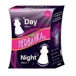 Herbalika Day and Night Sanitary Pads with Cooling Chip – Thumbnail 1