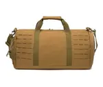 QT&QY 40L Military Tactical Duffle Men Sport Gym Bag – Color: Brown – Thumbnail 3