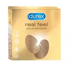 Durex Real Feel Non-Latex Ultra Thin Condoms 3Pcs Pack – Thumbnail 1