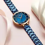 Curren 9051 Stainless Steel Waterproof Watch For Women – Dial Color: Blue, Strap Color: Blue – Thumbnail 2