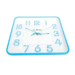 Ajina Maple Digit Square Soundless Movement Wall Clock – Color: Blue – Thumbnail 2