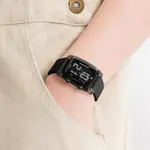 Naviforce NF7118 Comfortable Silicone Starp Digital Fashion Women's Watch – Dial Color: Black, Strap Color: Black – Thumbnail 2