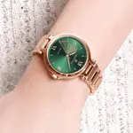 Naviforce NF5060 Luxury Stainless Steel Strap Elegant Fashion Women's Watch – Dial Color: Green, Strap Color: Rose Gold – Thumbnail 3
