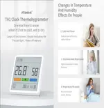 Xiaomi TH1 Duka Atuman Electronic Clock Thermometer – Thumbnail 4