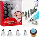 Cake decorating 12 Piece Set For Bakery Cake Maker tools – Thumbnail 2