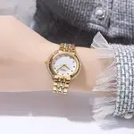 Skmei 1979 Analog Quartz Luxury Stainless Steel Strap Special Women Wrist Watches – Dial Color: Gold, Strap Color: Gold  – Thumbnail 3