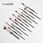 Maange 32081 12 Piece Professional Eye Makeup Brush Set – Black Color – Thumbnail 2