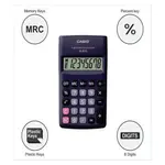 Casio HL-815L Portable Type Pocket Size Basic Calculator – Thumbnail 2