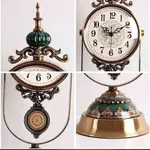 Pendulum GaRcan Metal Decorative Luxury Table Clock – Thumbnail 4