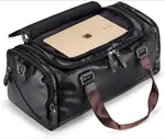 Men’s Duffel Leather Travel Sports Fitness Gym Bag – Thumbnail 2