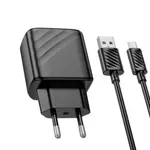 Hoco CS21A 18W Single Port Micro-USB Fast Charging Adapter – Thumbnail 1