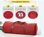 Vorspack 24 Inches Foldable & Lightweight Gym Bag for Men – Color: Red – Thumbnail 3