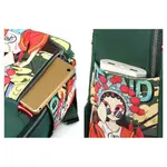 New Fashion Oxford Cloth Embroidery Print Women’s Backpack (Green) – Thumbnail 5