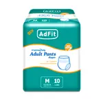 Adfit Dry & Quick Absorption Care Adult Diaper Pant – Size: M, Quantity: 10 pcs – Thumbnail 1
